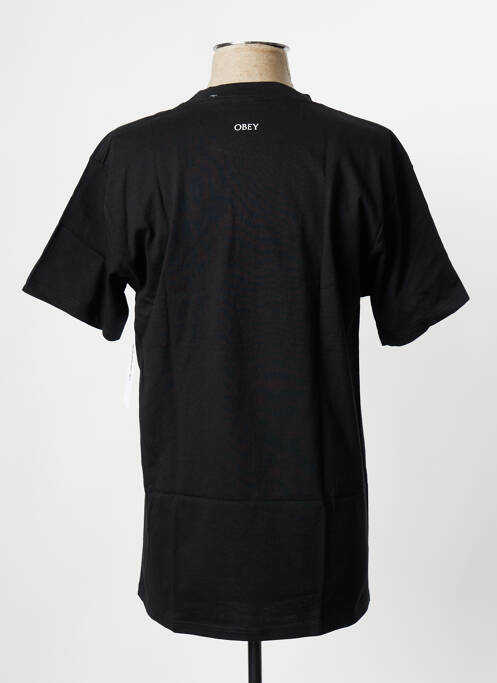 T-shirt noir OBEY pour homme