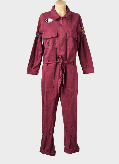 Combi-pantalon rouge ROSE GARDEN pour femme