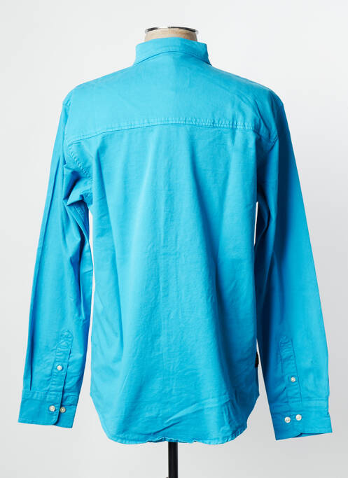 Chemise manches longues bleu DAYTONA pour homme