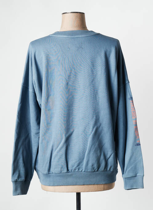 Sweat-shirt bleu ROSE GARDEN pour femme