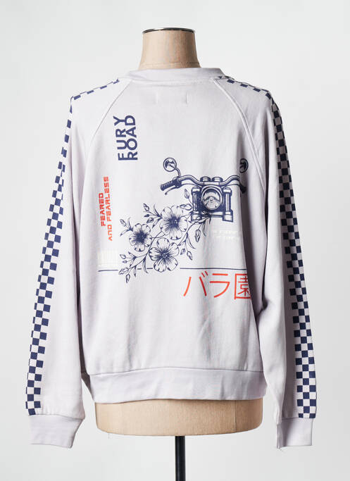 Sweat-shirt lilas ROSE GARDEN pour femme