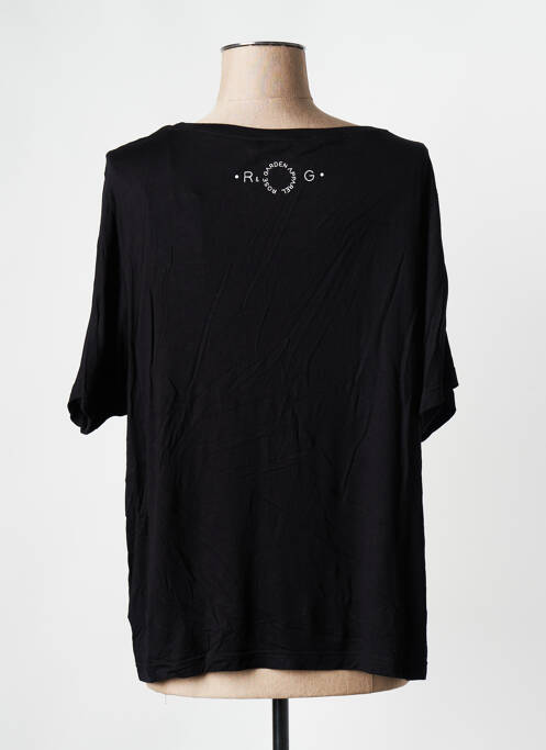 T-shirt noir ROSE GARDEN pour femme