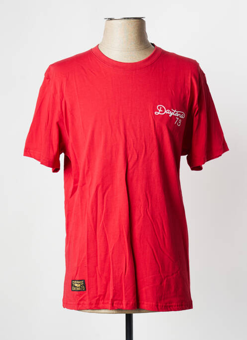 T-shirt rouge DAYTONA pour homme