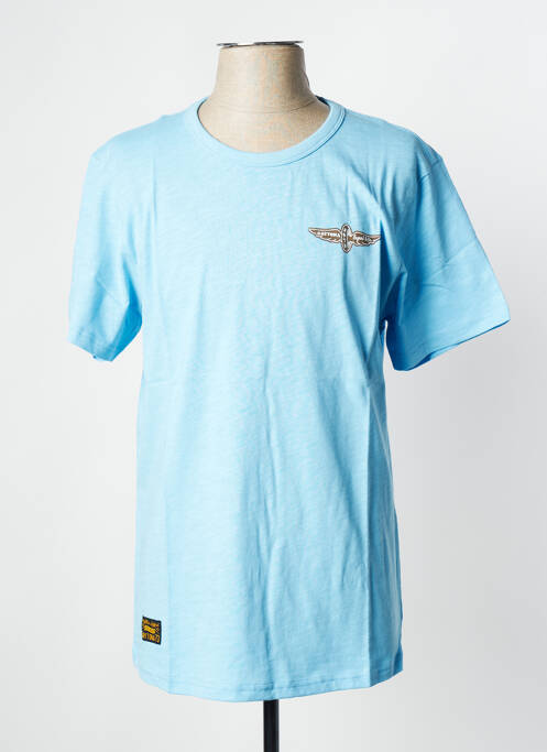 T-shirt bleu ciel DAYTONA pour homme