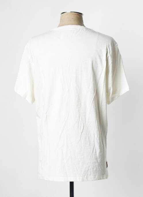 T-shirt blanc casse DAYTONA pour homme