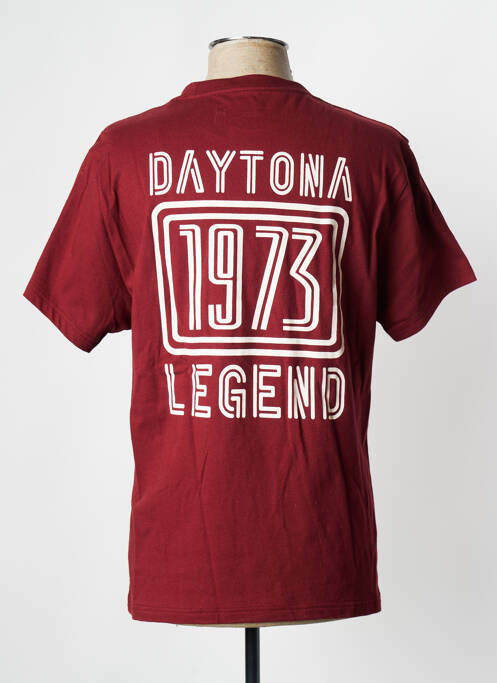 T-shirt bordeaux DAYTONA pour homme