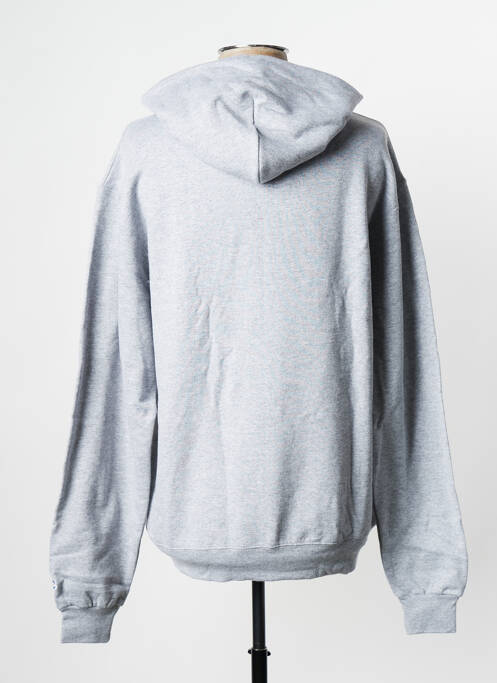 Sweat-shirt gris PIZZA SKATEBOARD pour homme