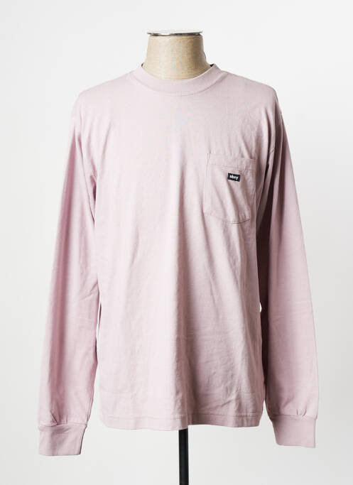 T-shirt violet OBEY pour homme