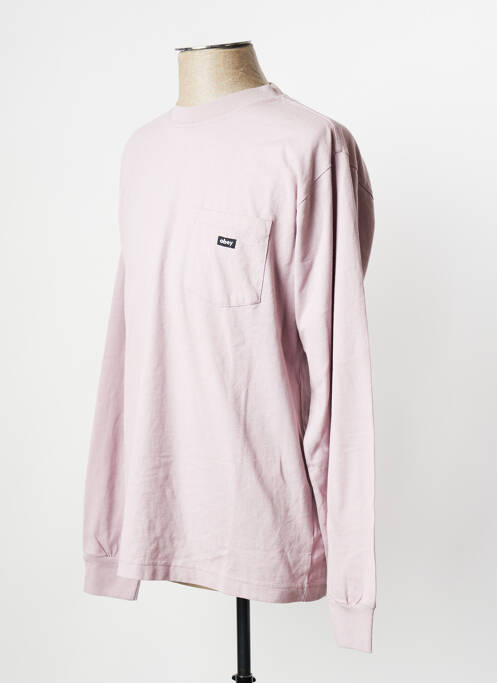 T-shirt violet OBEY pour homme