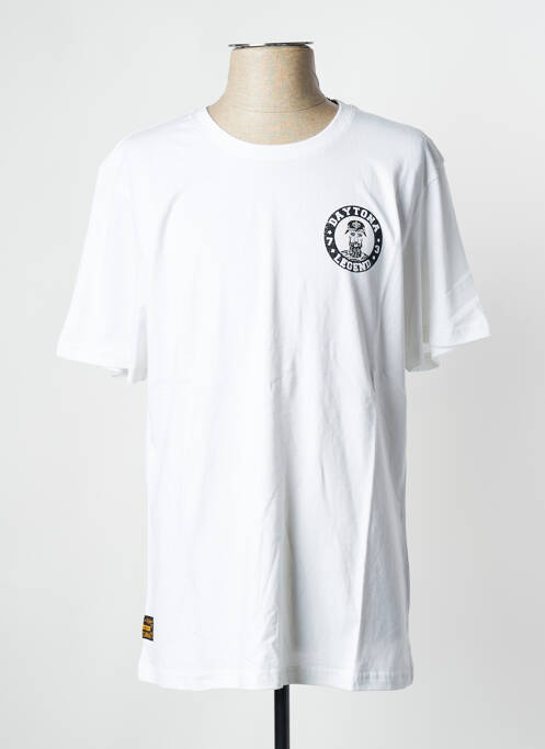 T-shirt blanc DAYTONA pour homme