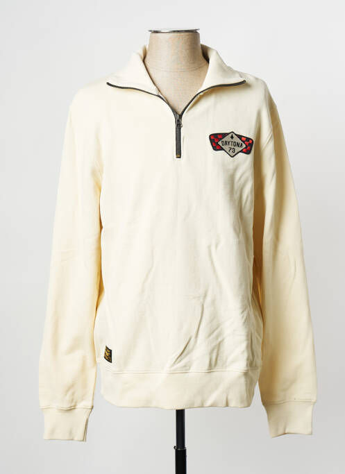 Sweat-shirt beige DAYTONA pour homme