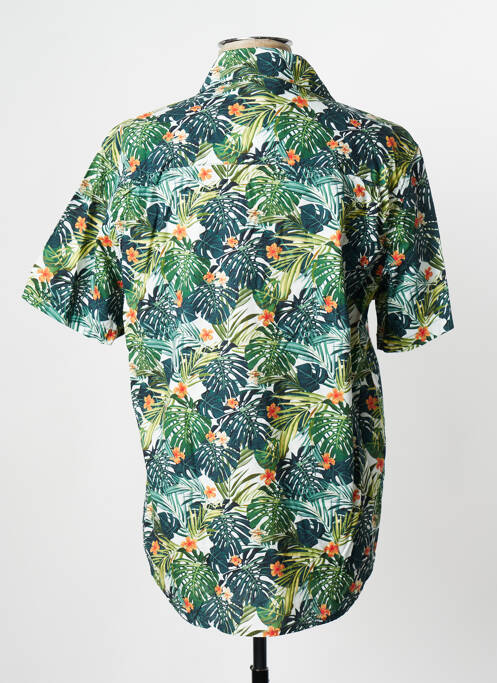 Chemise manches courtes vert DAYTONA pour homme