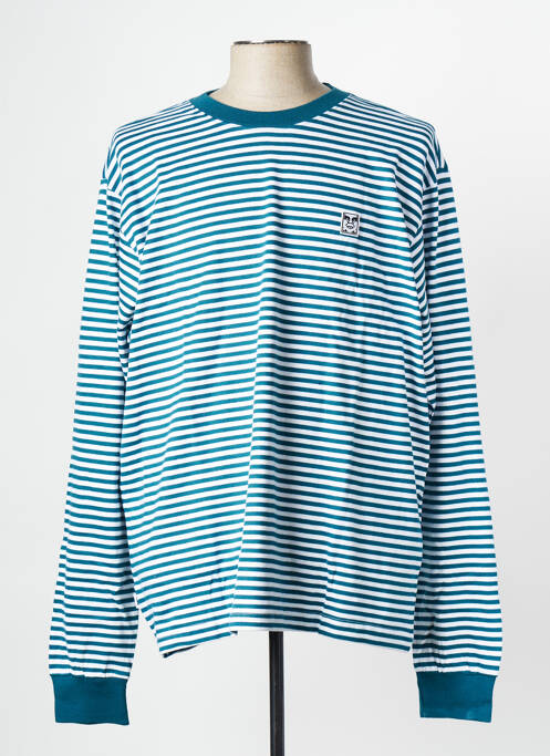 Sweat-shirt bleu OBEY pour homme