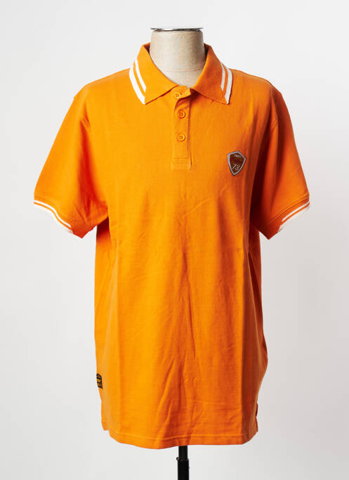 Polo orange DAYTONA pour homme