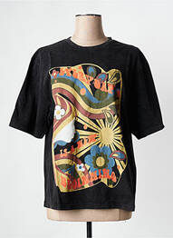 T-shirt noir ROSE GARDEN femme