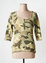 T-shirt vert ROSE GARDEN pour femme seconde vue