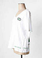 T-shirt blanc ROSE GARDEN pour femme seconde vue