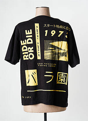 T-shirt noir ROSE GARDEN femme
