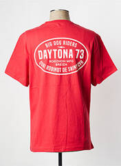 T-shirt rouge DAYTONA pour homme seconde vue