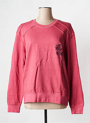 Sweat-shirt rouge ROSE GARDEN femme