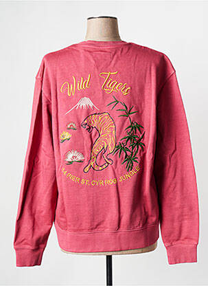 Sweat-shirt rouge ROSE GARDEN femme