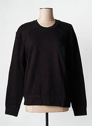 Sweat-shirt noir ROSE GARDEN femme