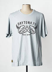T-shirt gris clair DAYTONA pour homme seconde vue
