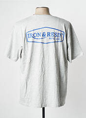 T-shirt gris IRON AND RESIN pour homme seconde vue