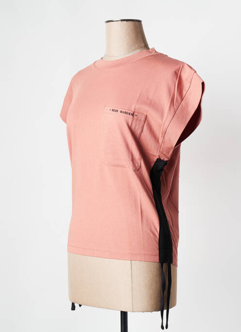 T-shirt rose ROSE GARDEN femme