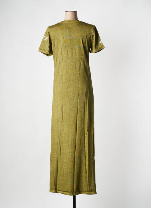 Robe longue vert ROSE GARDEN pour femme