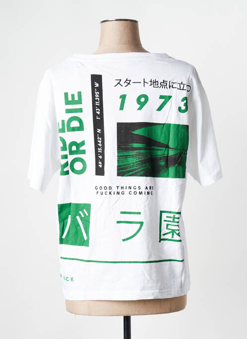 T-shirt blanc ROSE GARDEN pour femme