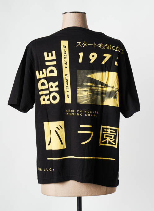 T-shirt noir ROSE GARDEN pour femme