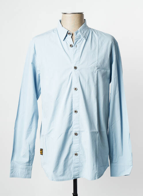 Chemise manches longues bleu DAYTONA homme