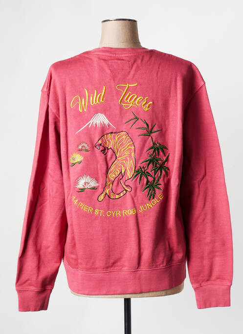 Sweat-shirt rouge ROSE GARDEN pour femme