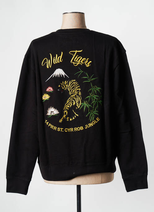 Sweat-shirt noir ROSE GARDEN pour femme