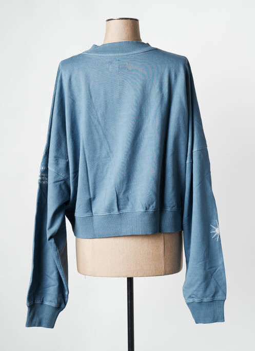 Sweat-shirt bleu ROSE GARDEN pour femme