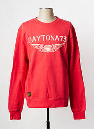 Sweat-shirt rouge DAYTONA homme