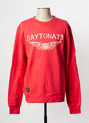 Sweat-shirt rouge DAYTONA pour homme