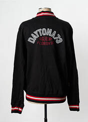 Gilet manches longues noir DAYTONA pour homme seconde vue