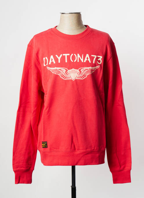 Sweat-shirt rouge DAYTONA pour homme