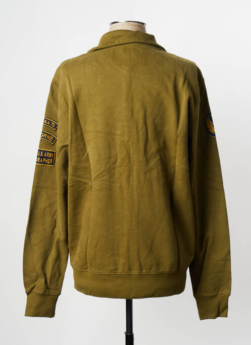 Gilet manches longues vert DAYTONA homme