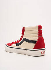 Baskets rouge VANS pour homme seconde vue