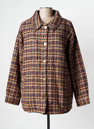 Manteau court marron LA FIANCEE DU MEKONG femme