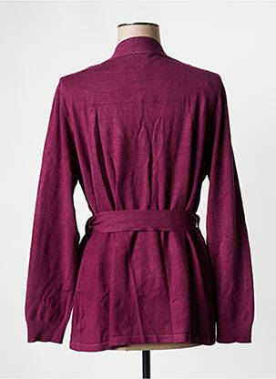Gilet manches longues violet LA FIANCEE DU MEKONG femme