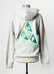 Sweat-shirt gris HUF pour unisexe seconde vue