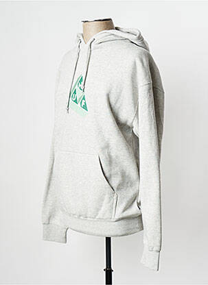 Sweat-shirt gris HUF unisexe
