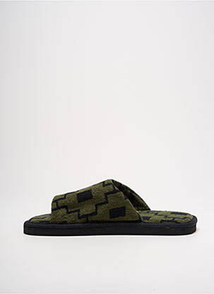Chaussons/pantoufles vert OAS COMPANY homme
