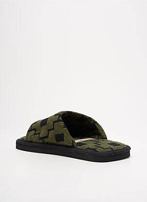 Chaussons/pantoufles vert OAS COMPANY homme