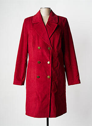 Manteau long rouge LA FIANCEE DU MEKONG femme