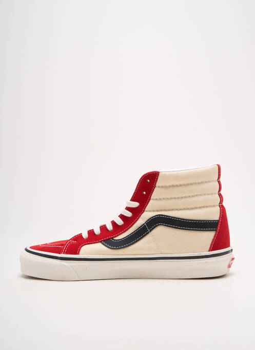 Baskets rouge VANS pour homme